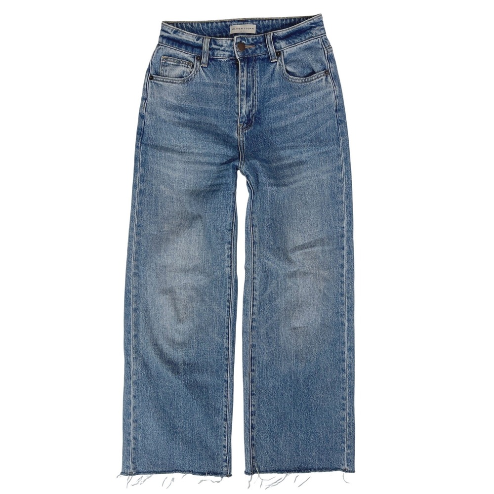 Oliver Logan Aberdeen Jeans 25 High Rise Wide Leg 90s Coastal Retro Baggy 4 5